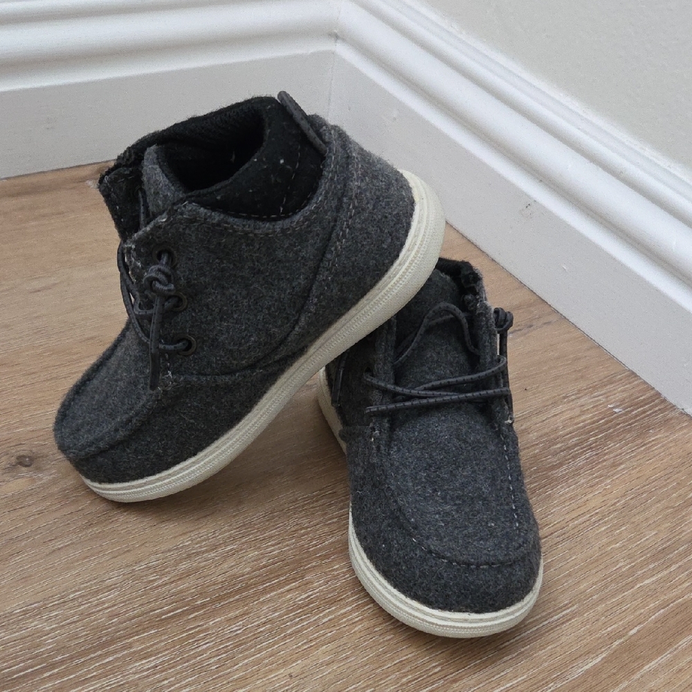 Max + Jake Colton Toddler Shoes Grey Size 7